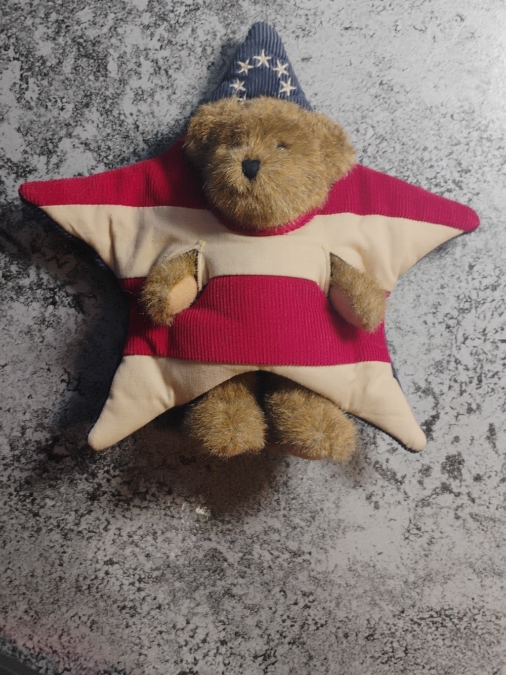 Patriotic Boyds Bear in American Flag Costume Star Starr Spangler  8" plush